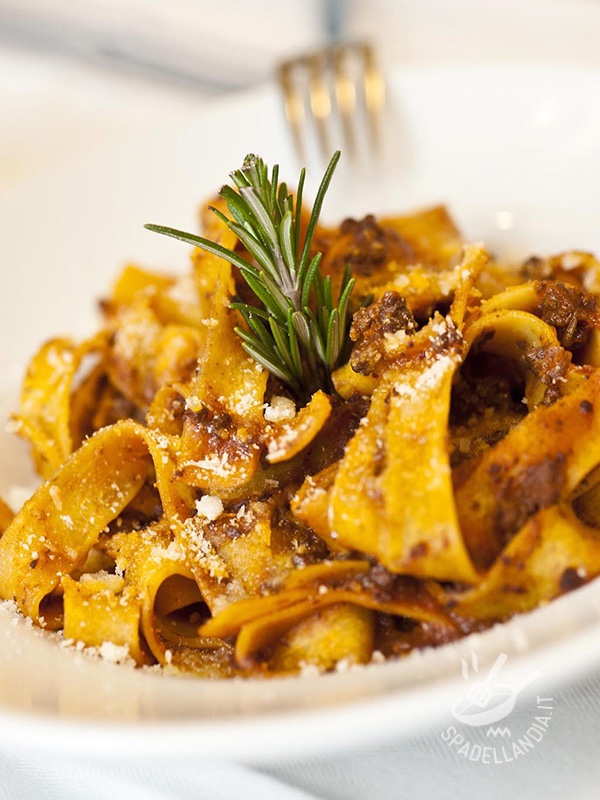 Pappardelle with wild boar
