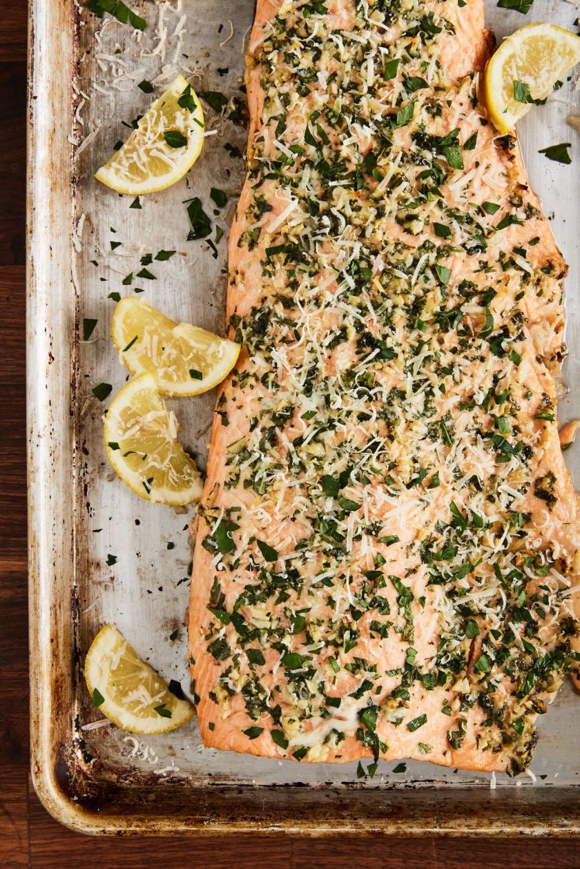 Garlic Parmesan Salmon - Delish.com